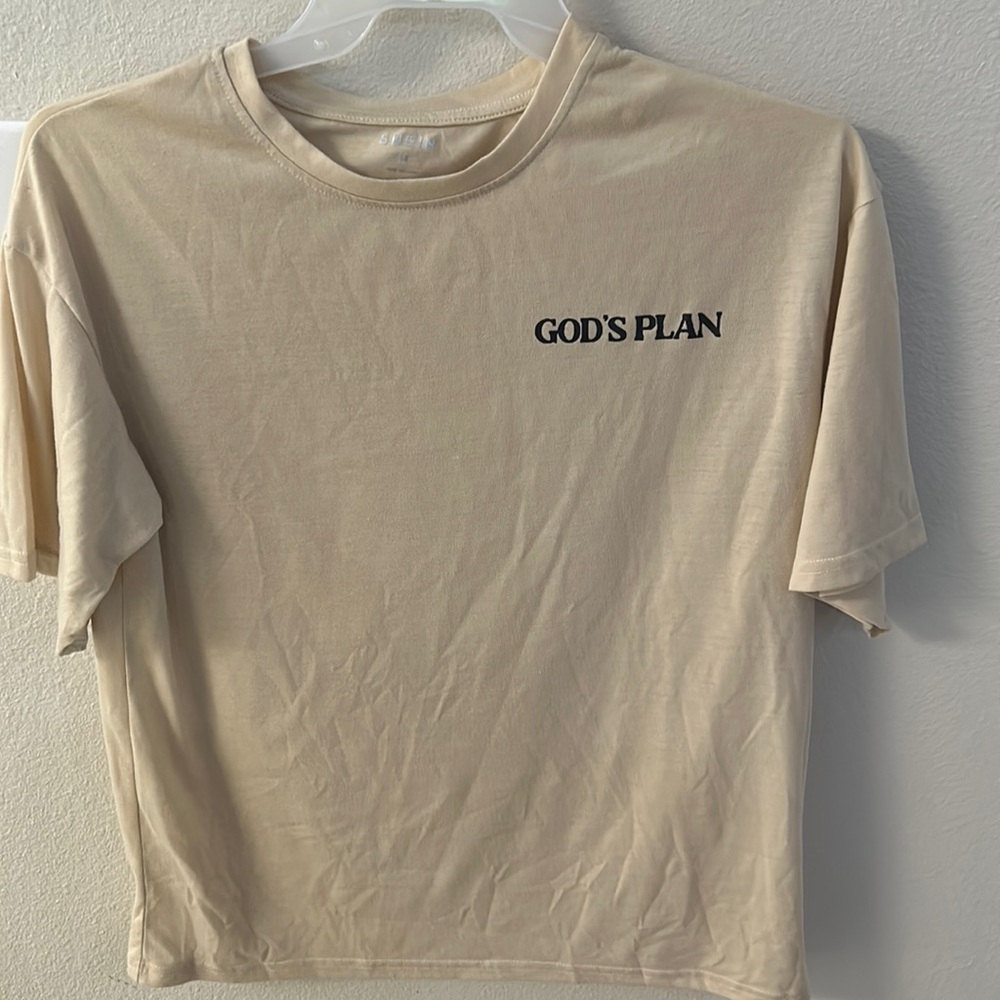 Shein God’s Plans shirt size medium